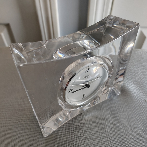Mikasa Vintage Solitaire Crystal Clock - Picture 3 of 14